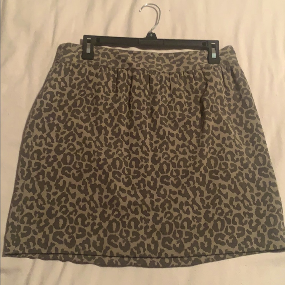 Banana Republic Leopard Print Skirt